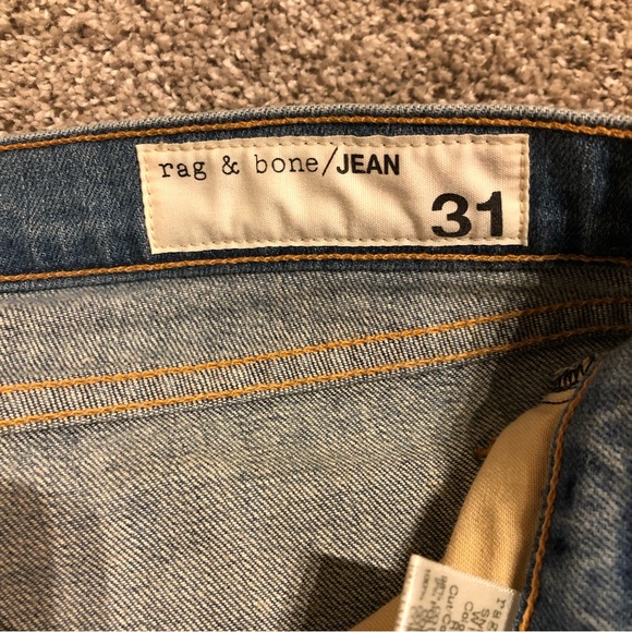 rag & bone the racer jeans, size 31, zipper at ankles, unique & rare!! - Picture 7 of 8